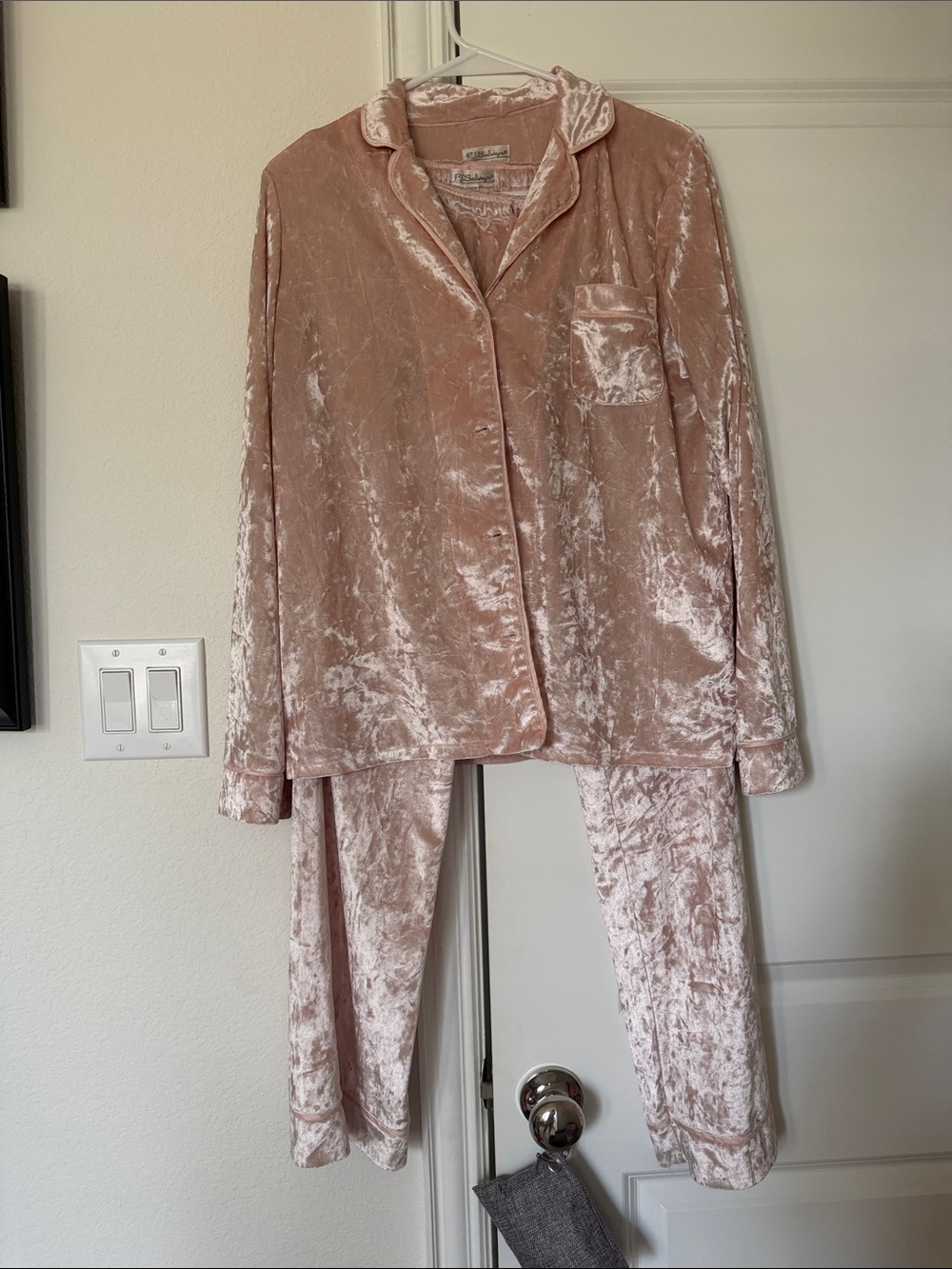 P.J. Salvage Light Pink Women's Sleepwear pajama Medium